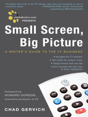 cover image of Mediabistro.com Presents Small Screen, Big Picture